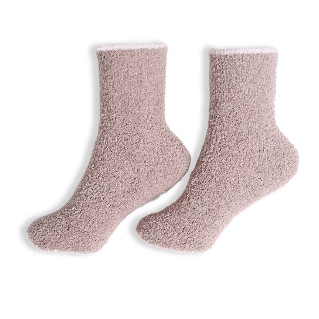 Solid Mini Crew Winter Socks