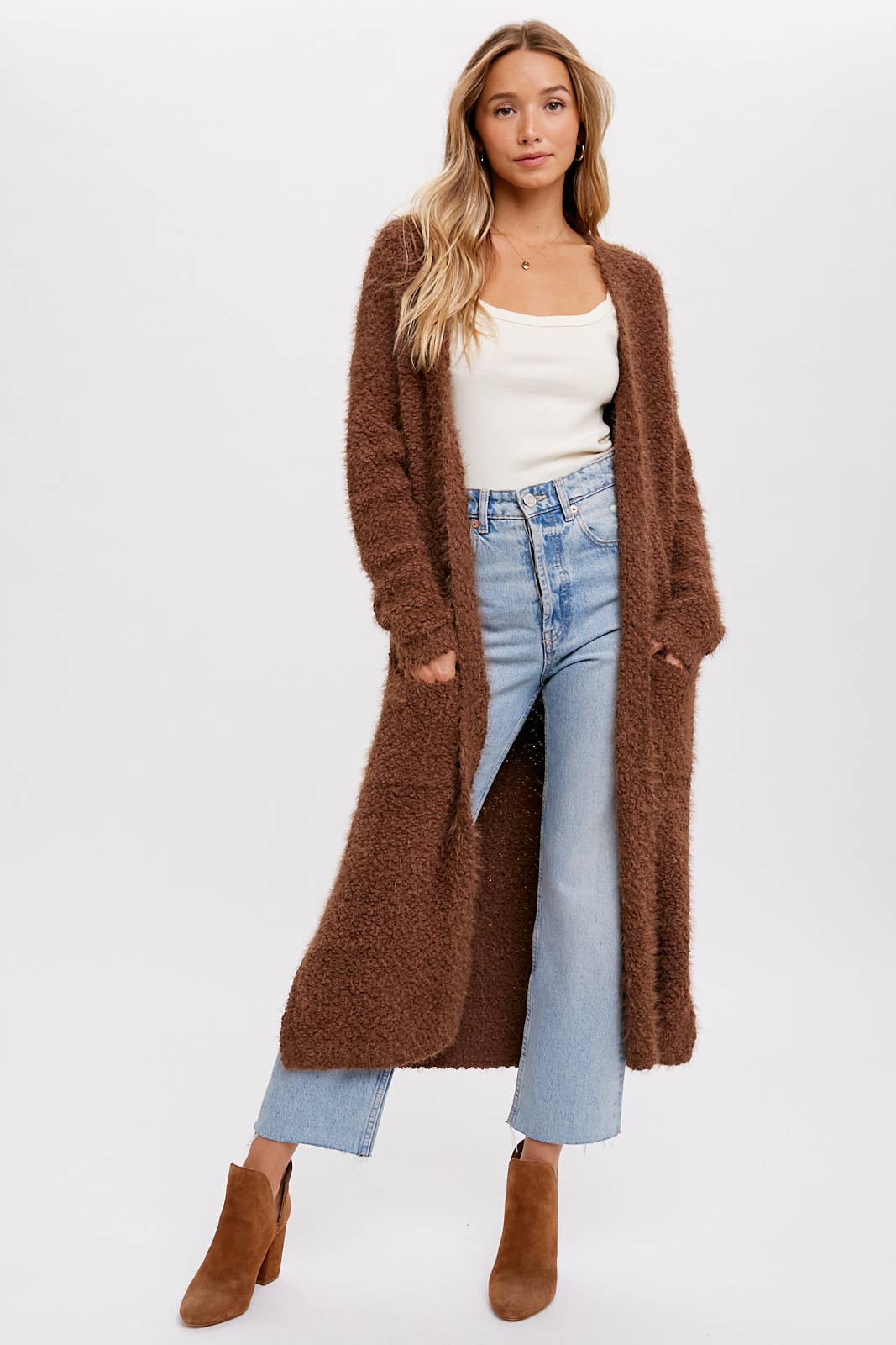 Fozzy Longline Cardigan
