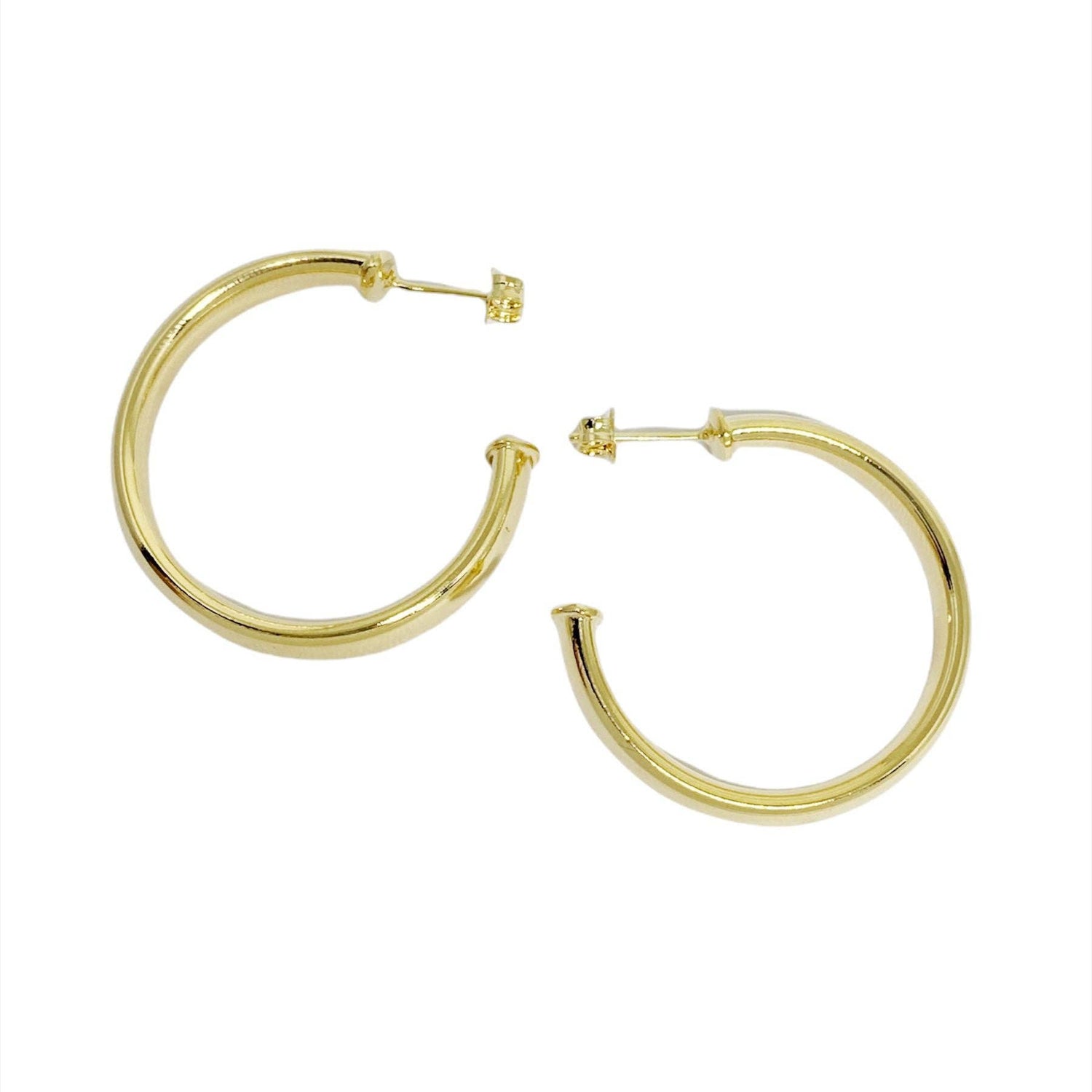 18k Gold Filled C Hoop: 25mm