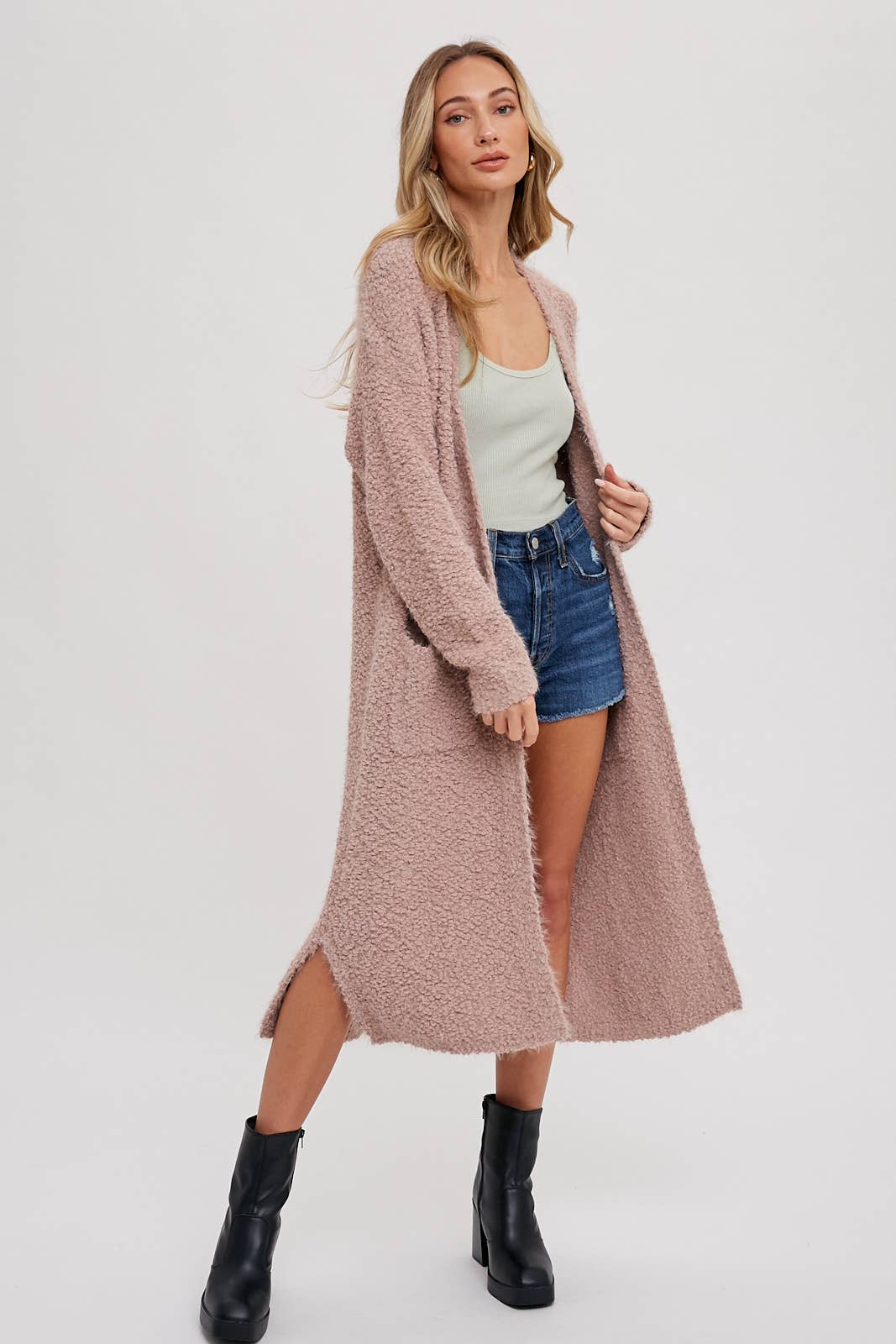Fozzy Longline Cardigan