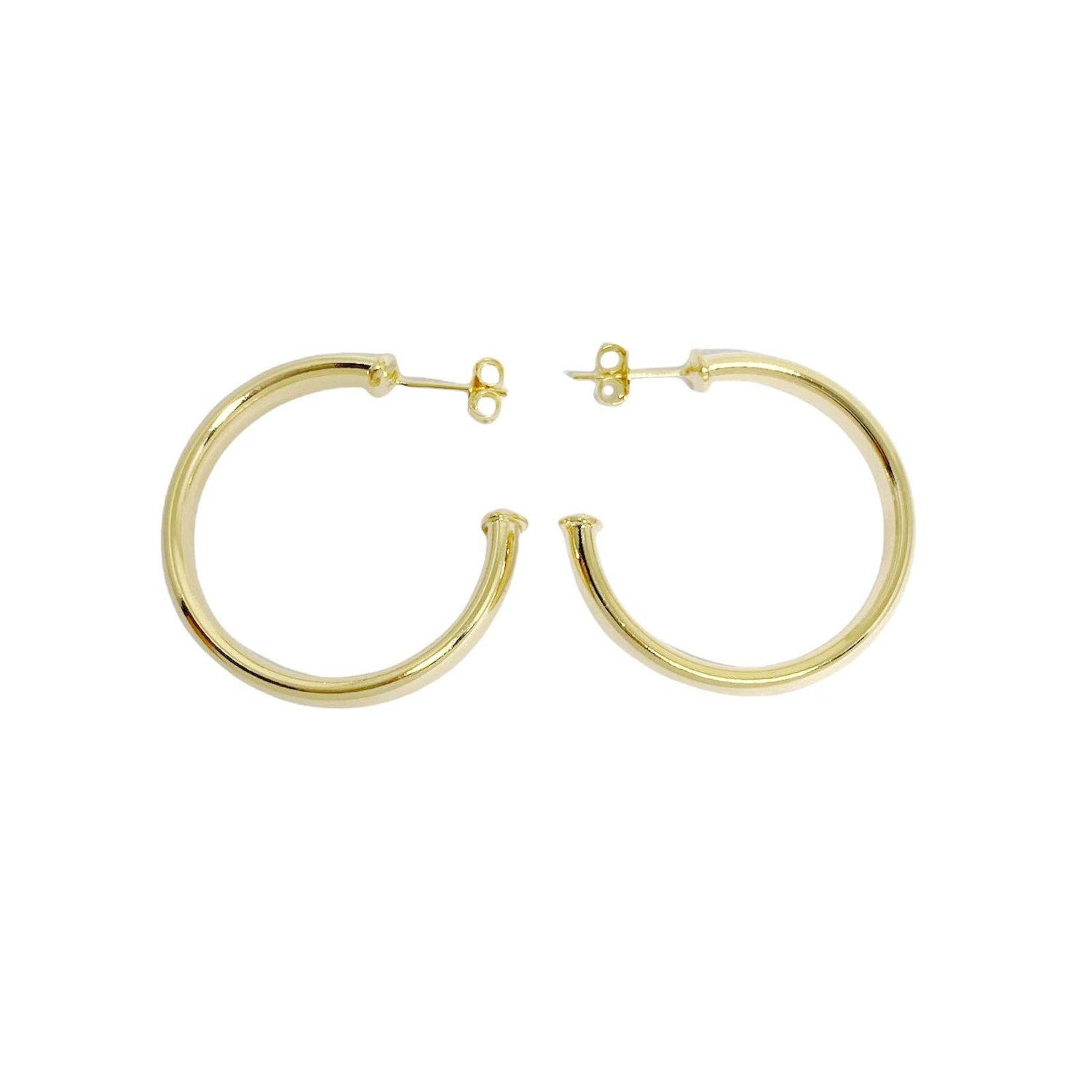 18k Gold Filled C Hoop: 25mm