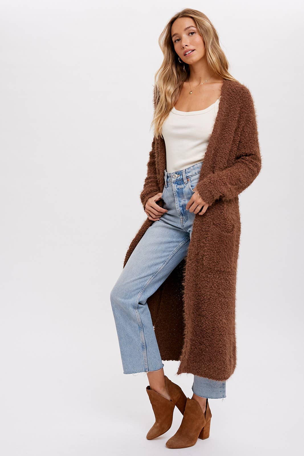 Fozzy Longline Cardigan