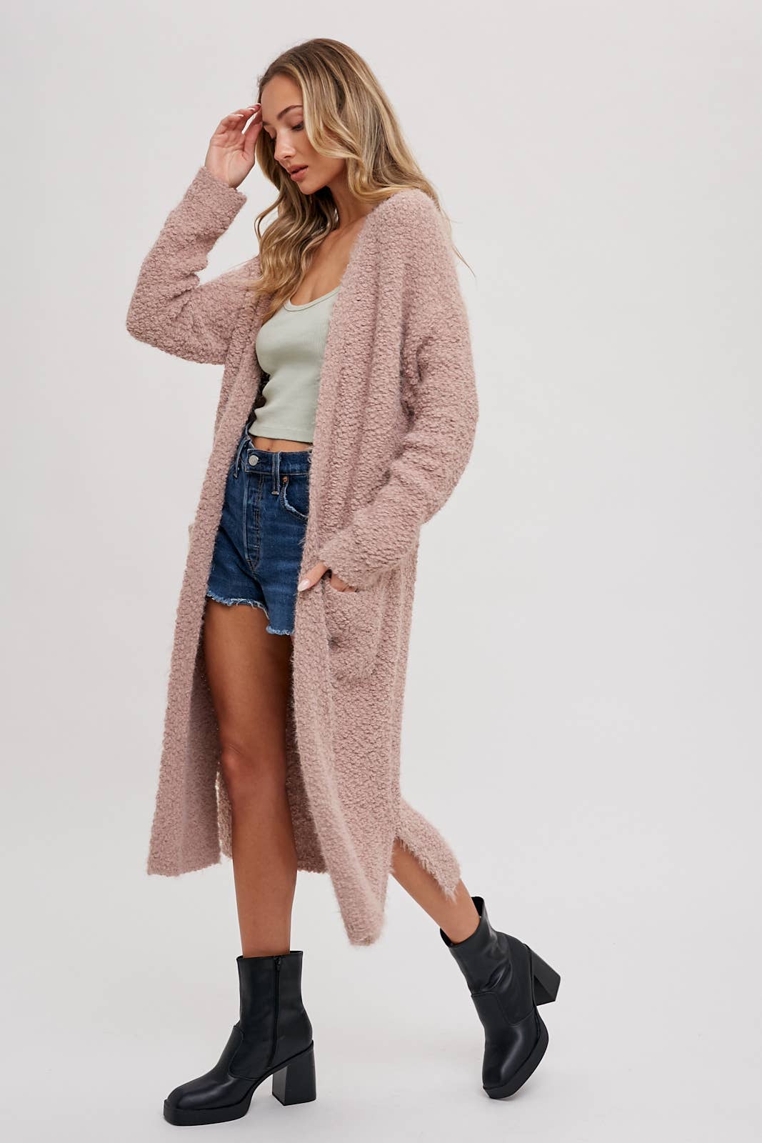 Fozzy Longline Cardigan