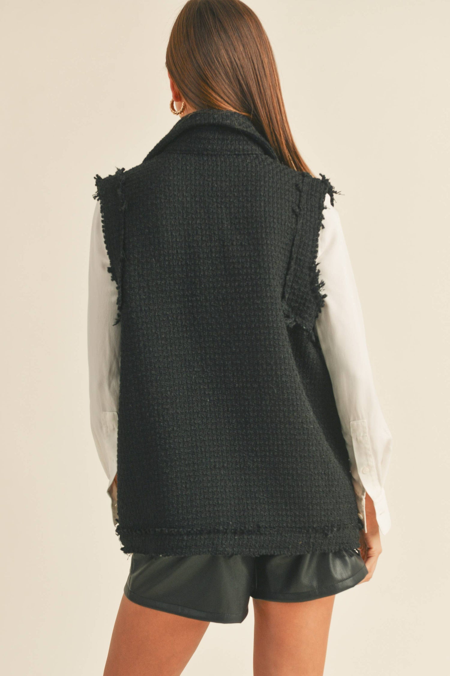 Cara Tweed Vest
