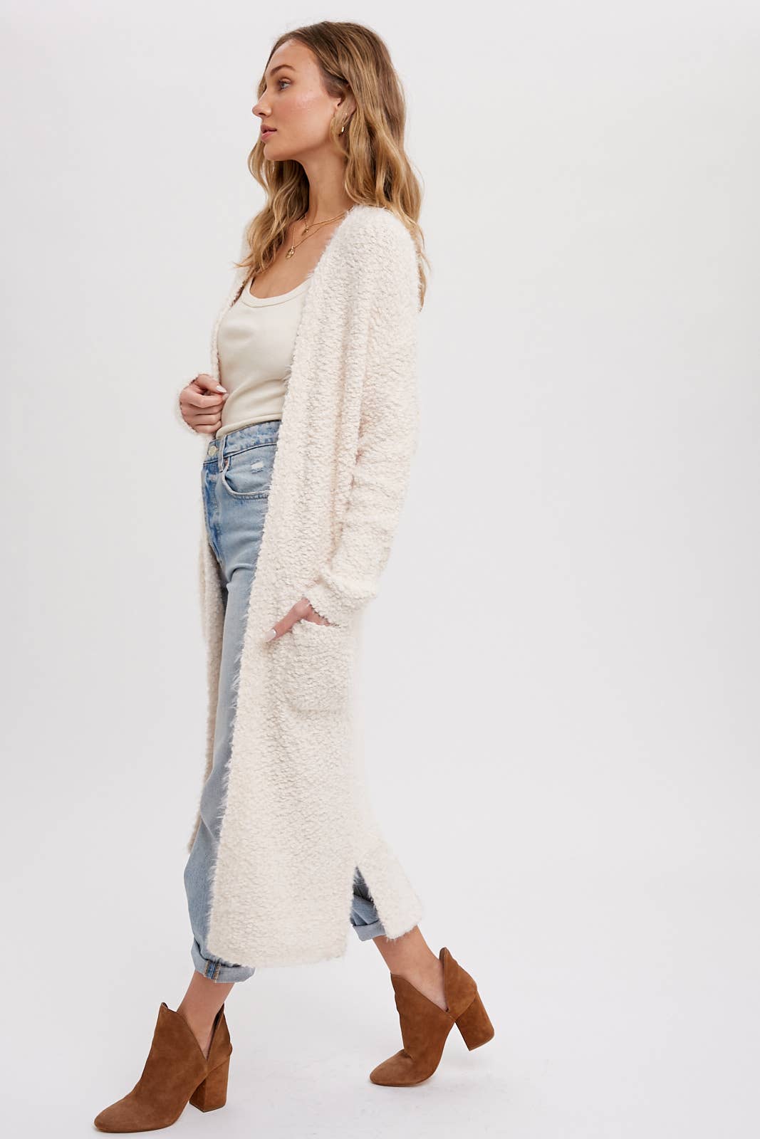 Fozzy Longline Cardigan
