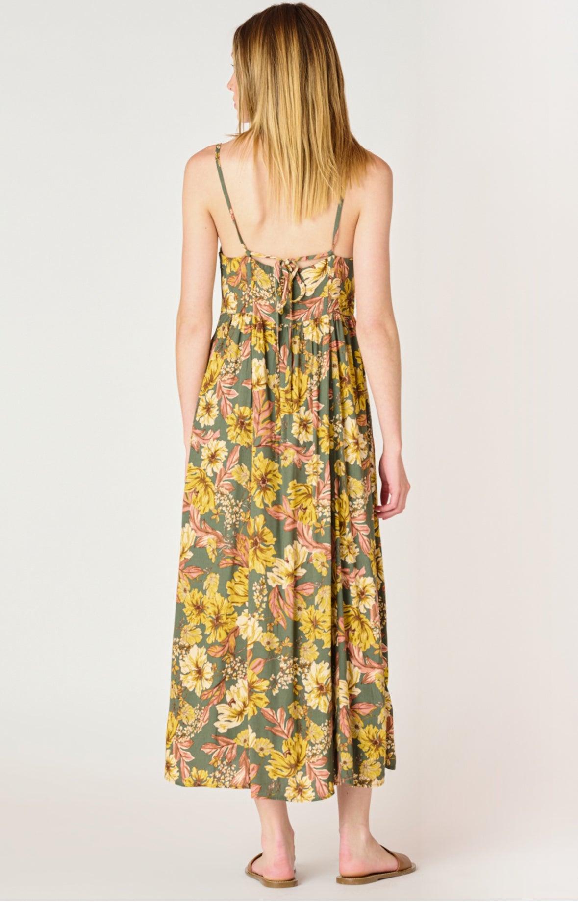 Golden Fields Midi Dress