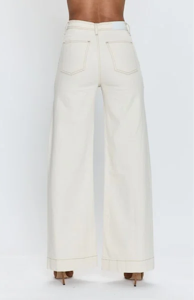 Penny Utility High Rise Wide Leg (Ecru)