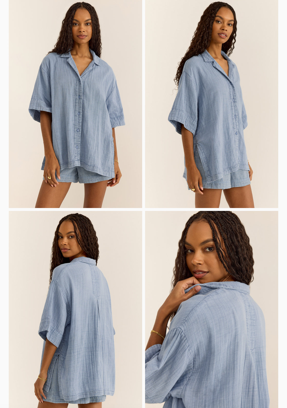 WAVE BREAKER GAUZE SHIRT