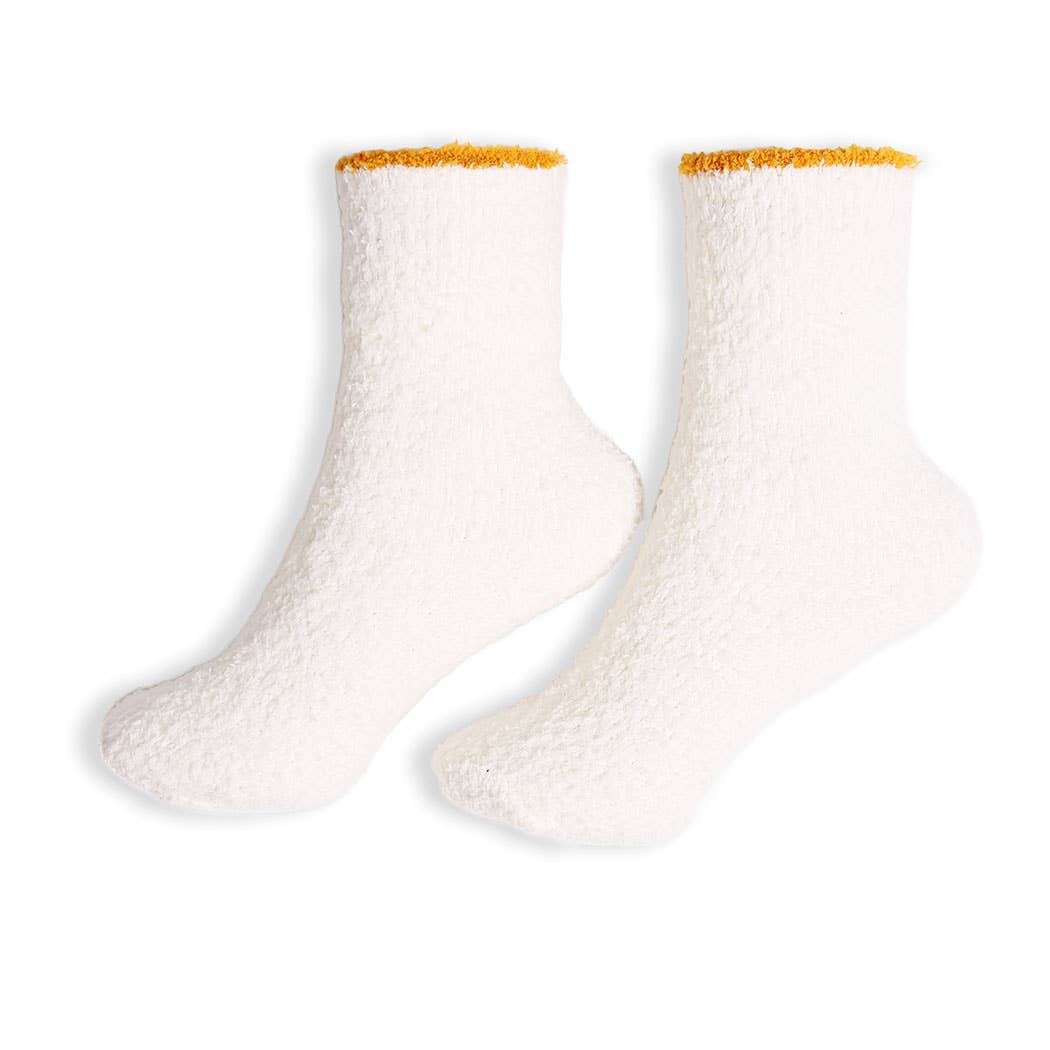 Solid Mini Crew Winter Socks