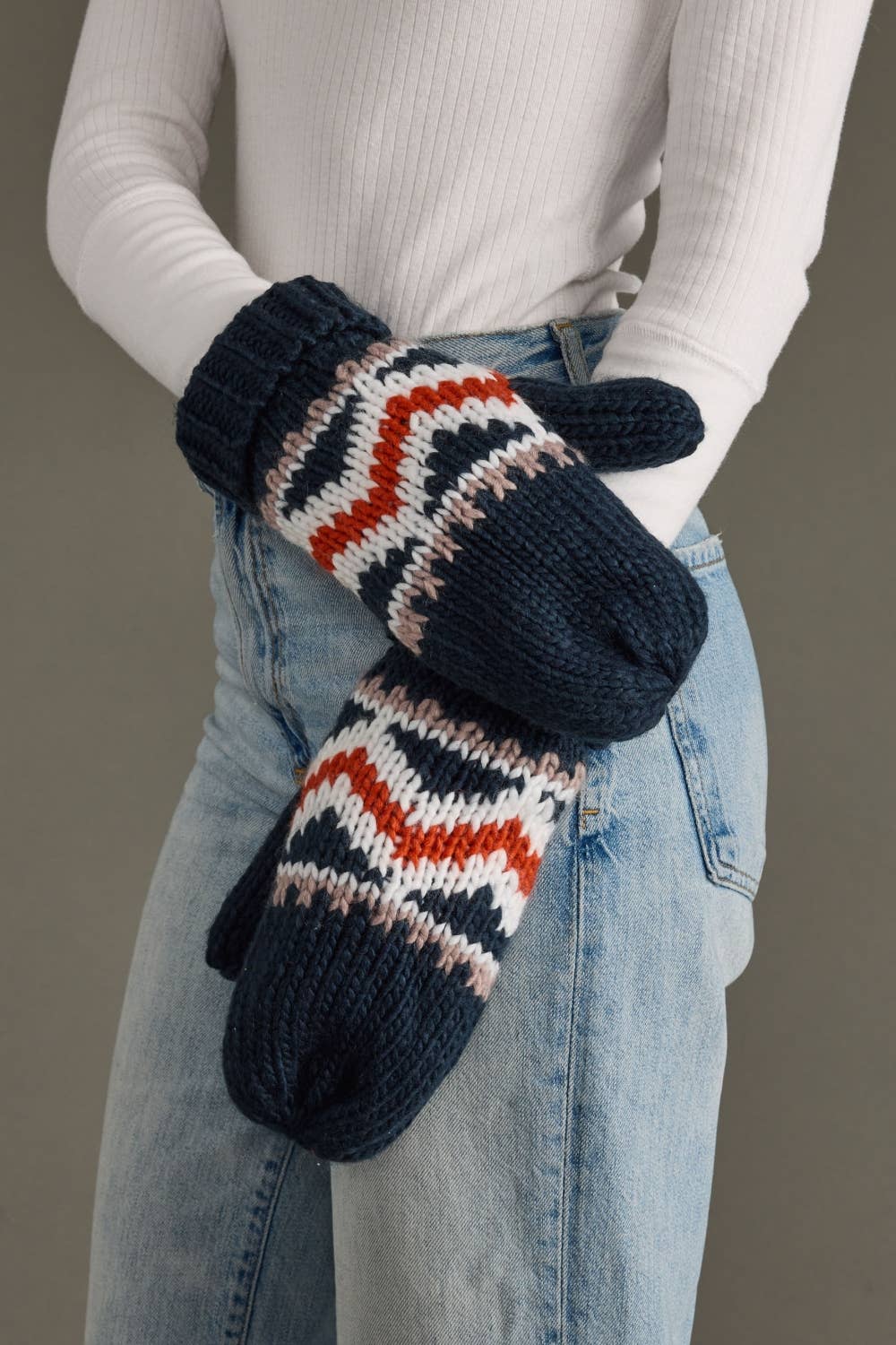 Patterned Mittens
