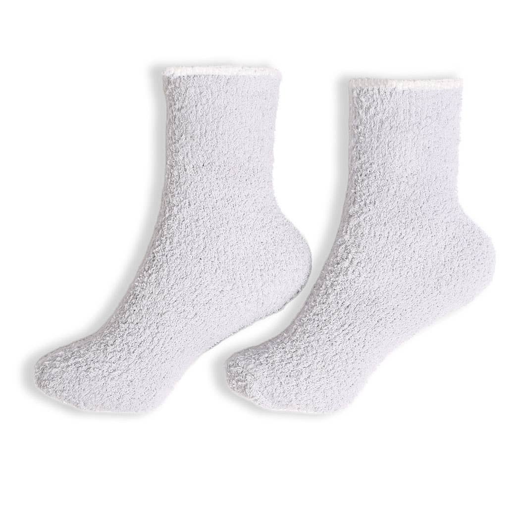 Solid Mini Crew Winter Socks