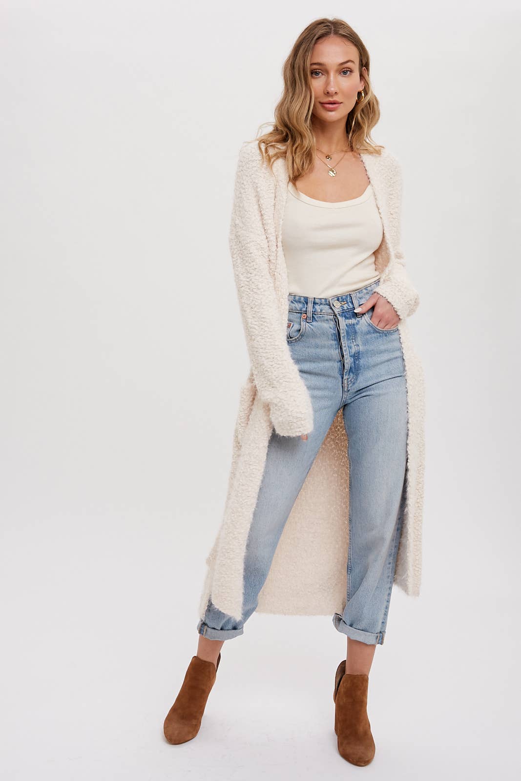Fozzy Longline Cardigan