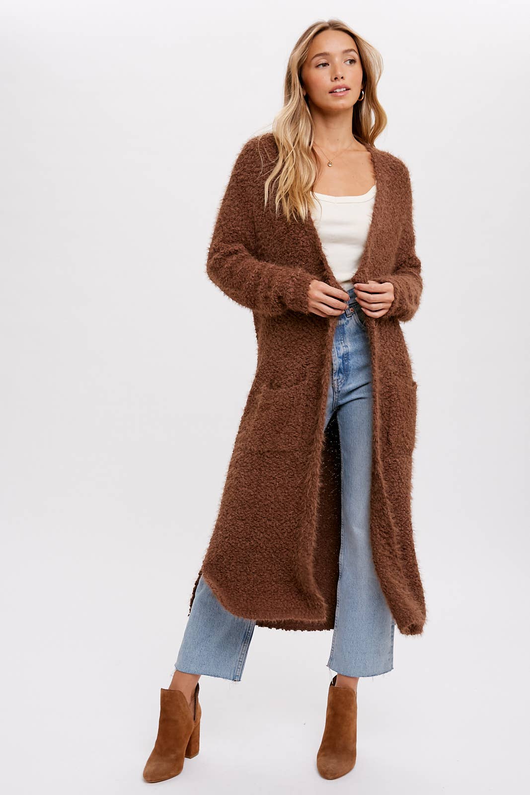 Fozzy Longline Cardigan