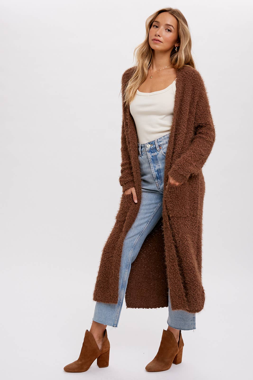Fozzy Longline Cardigan