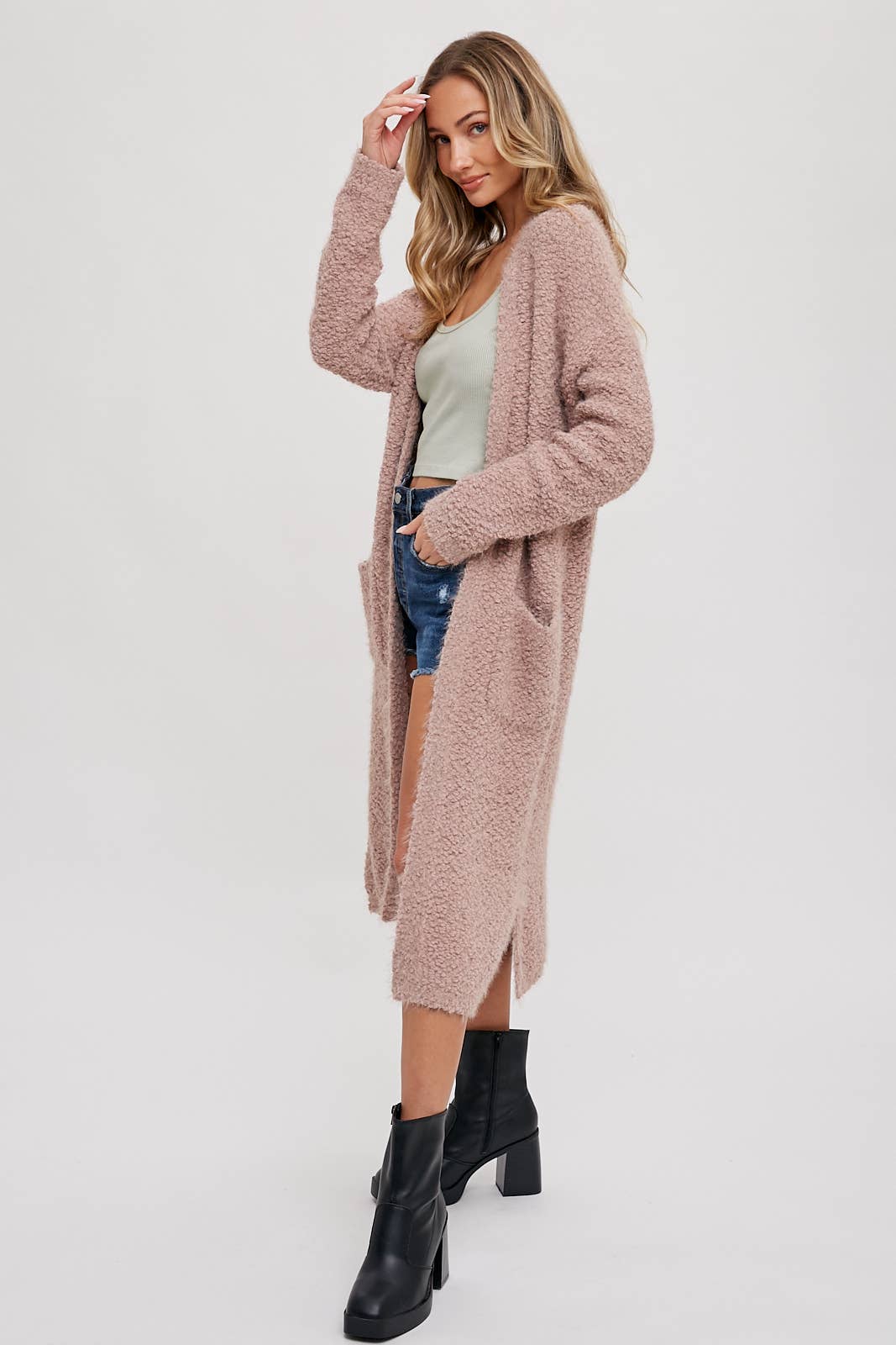 Fozzy Longline Cardigan