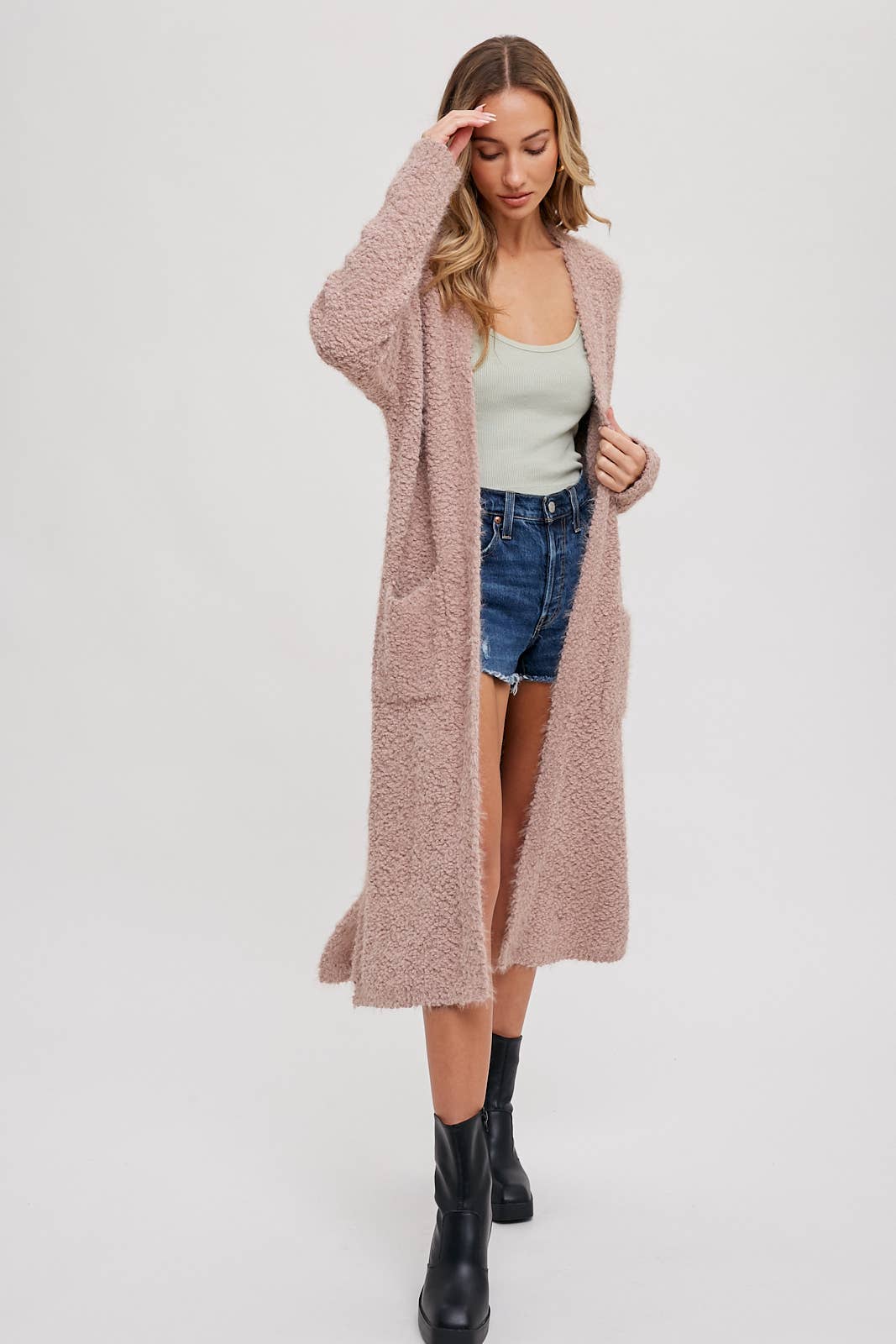 Fozzy Longline Cardigan