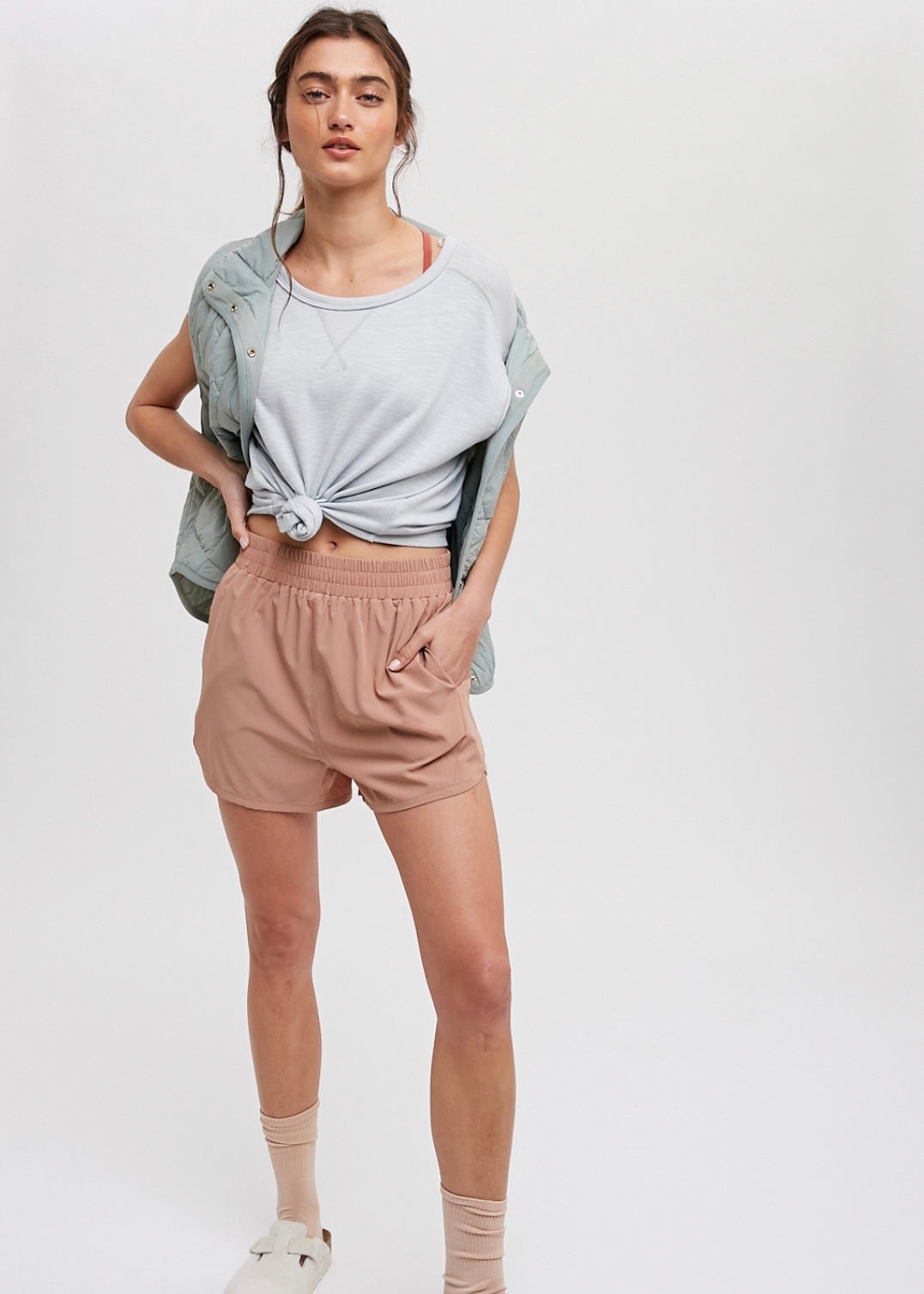 Sarah Top in Seafoam