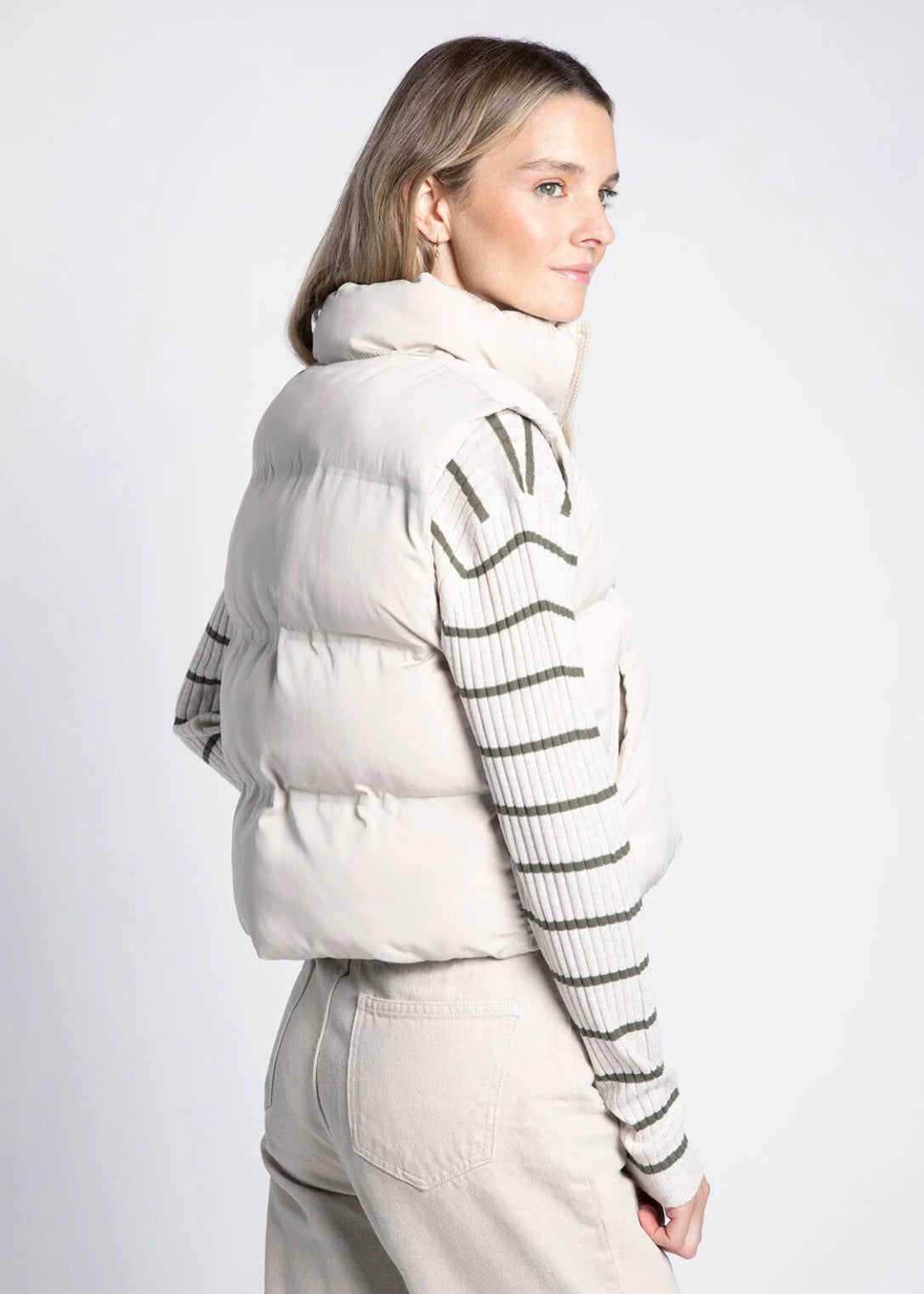 Issey Vest in Cream
