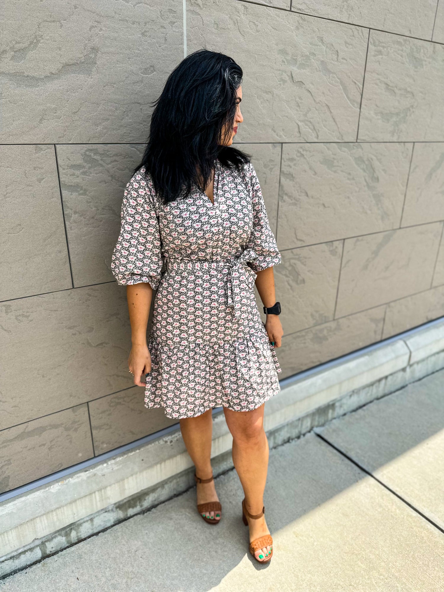 Lily Bubble Sleeve Dress