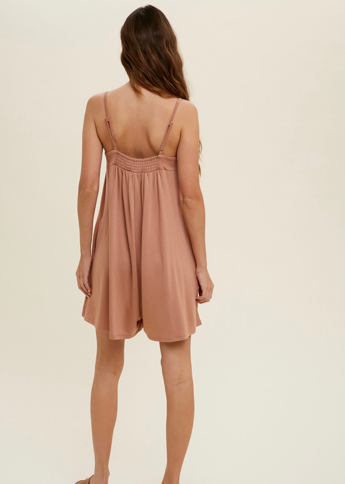 Raya Romper in Rose