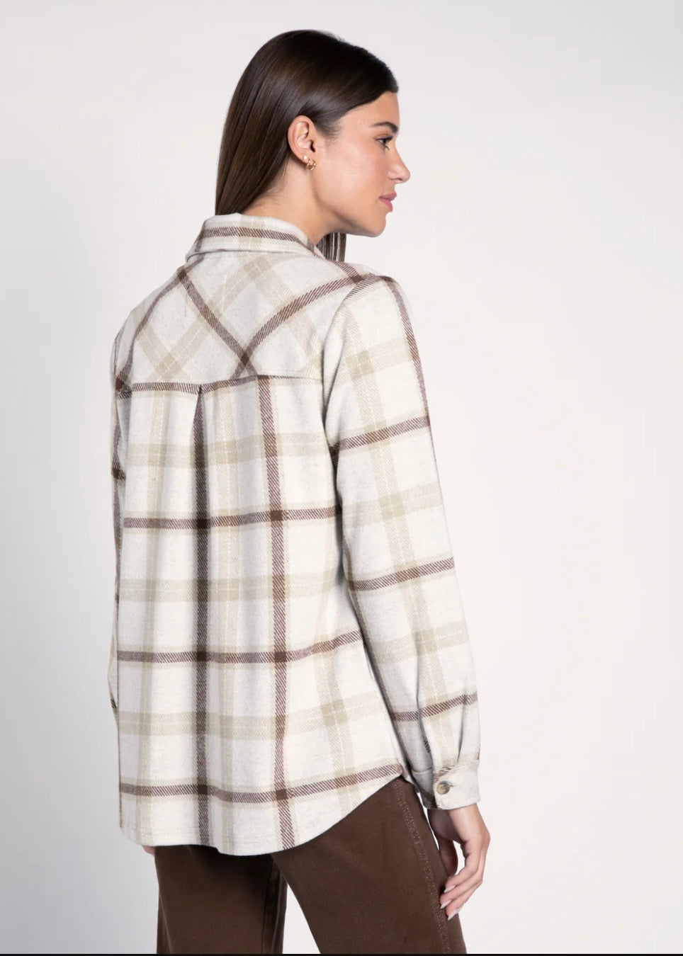 Weston Jacket in Brown Sage Plaid