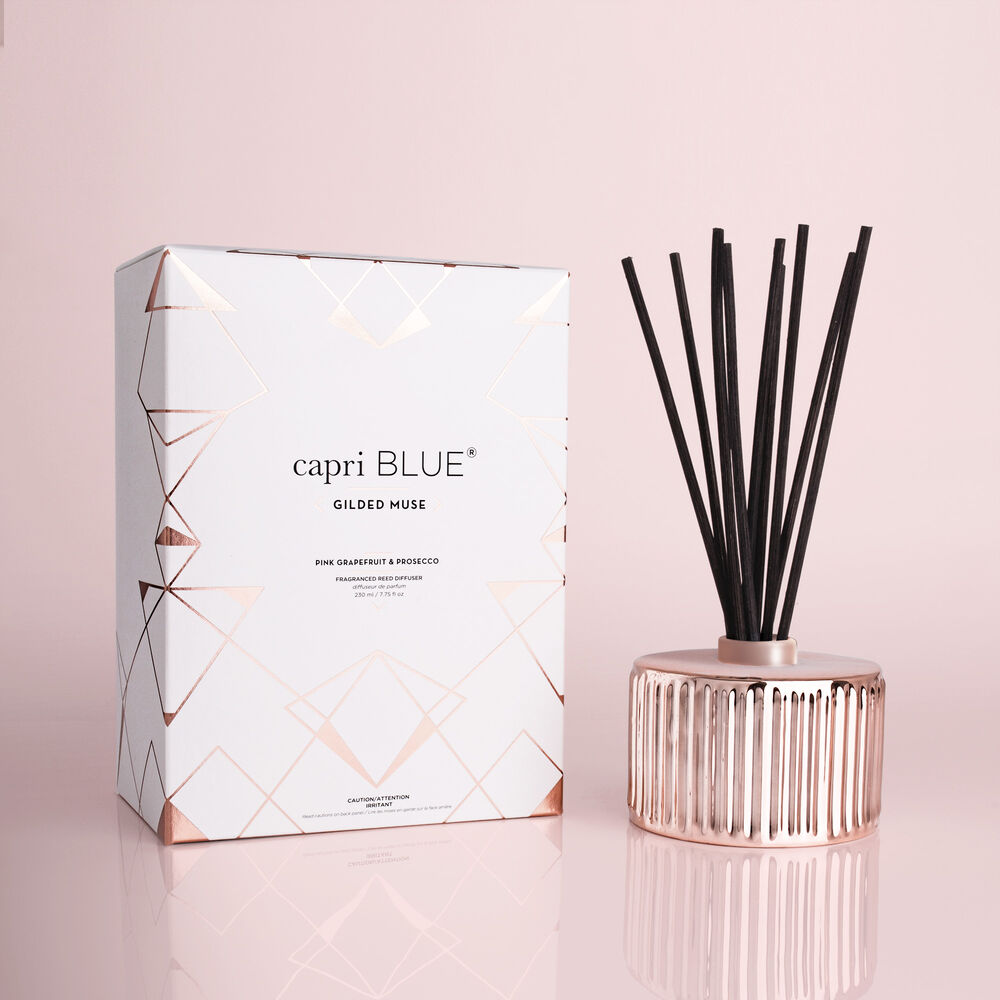 Pink Grapefruit & Prosecco Gilded Reed Diffuser
