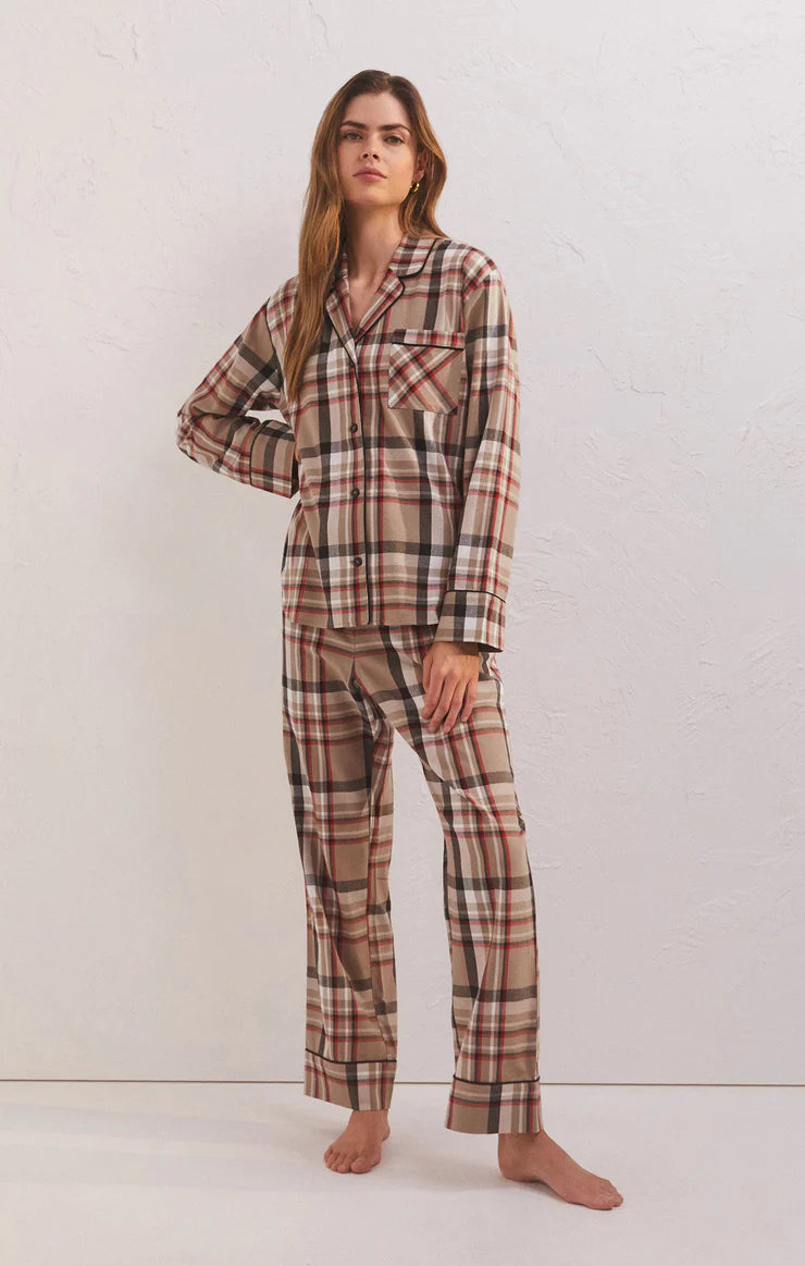 DREAMER PLAID PJ SET