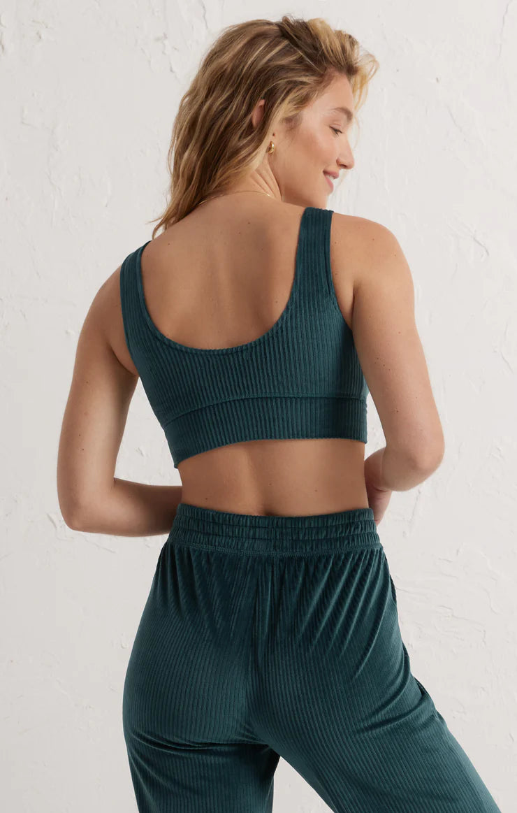 ZOE VELOUR TANK BRA