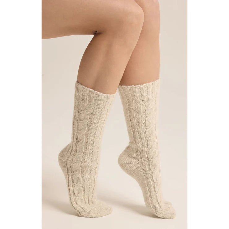 Cable Knit Socks