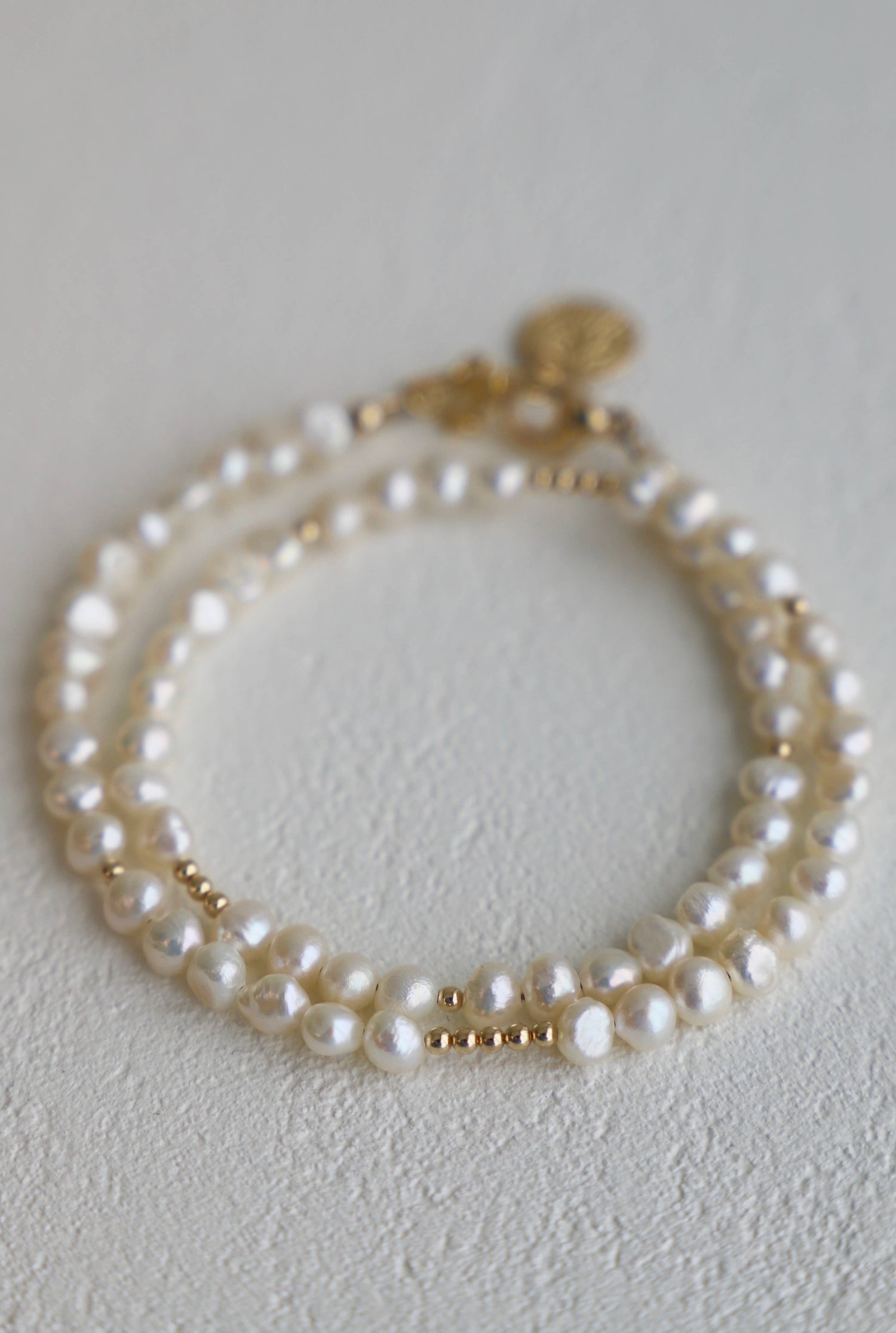 Cathy Pearl Double Strand Bracelet