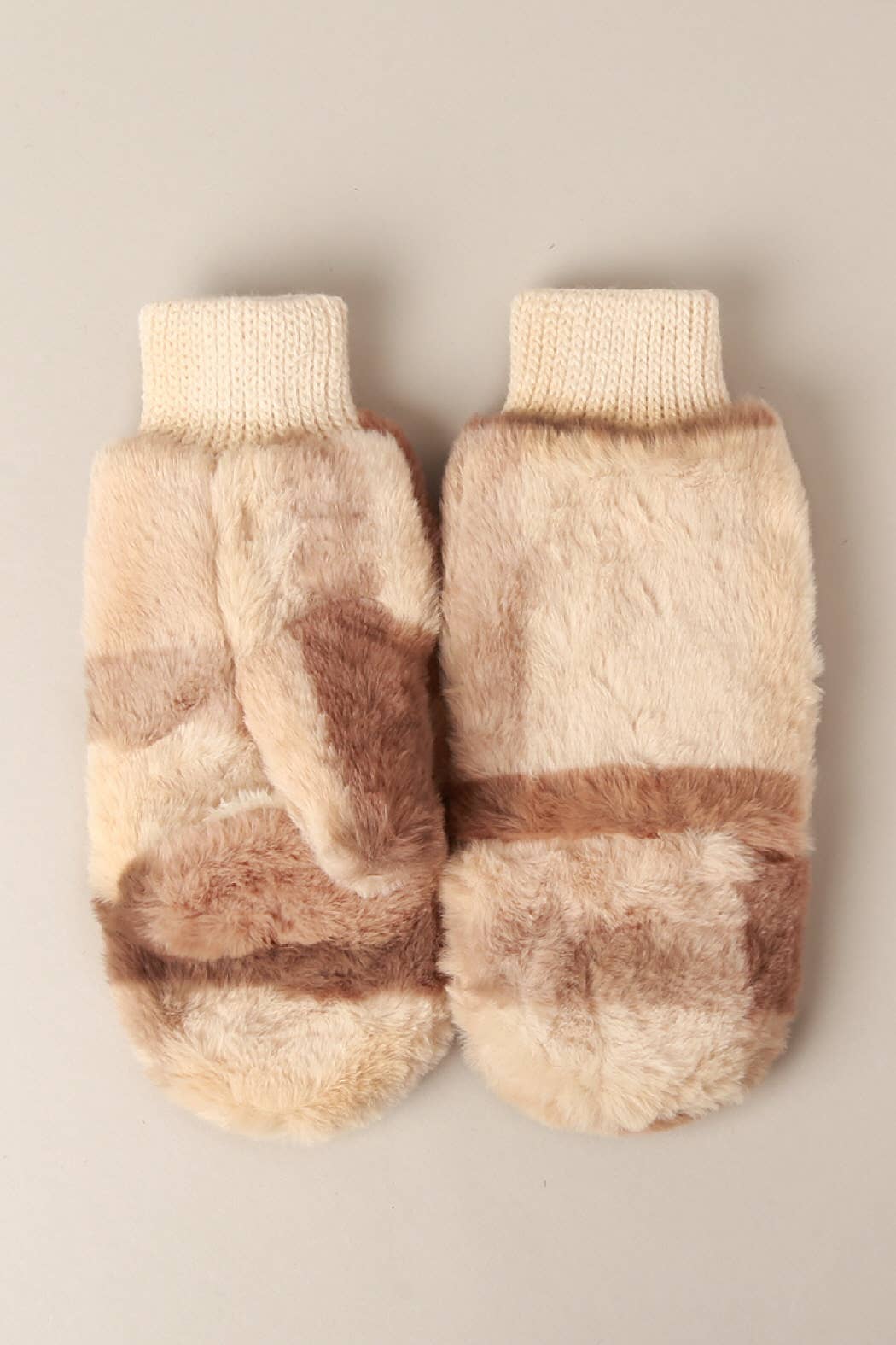 Plaid Convertible Fingerless Mittens