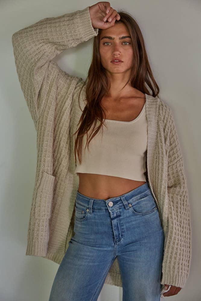 Knit Waffle Sweater