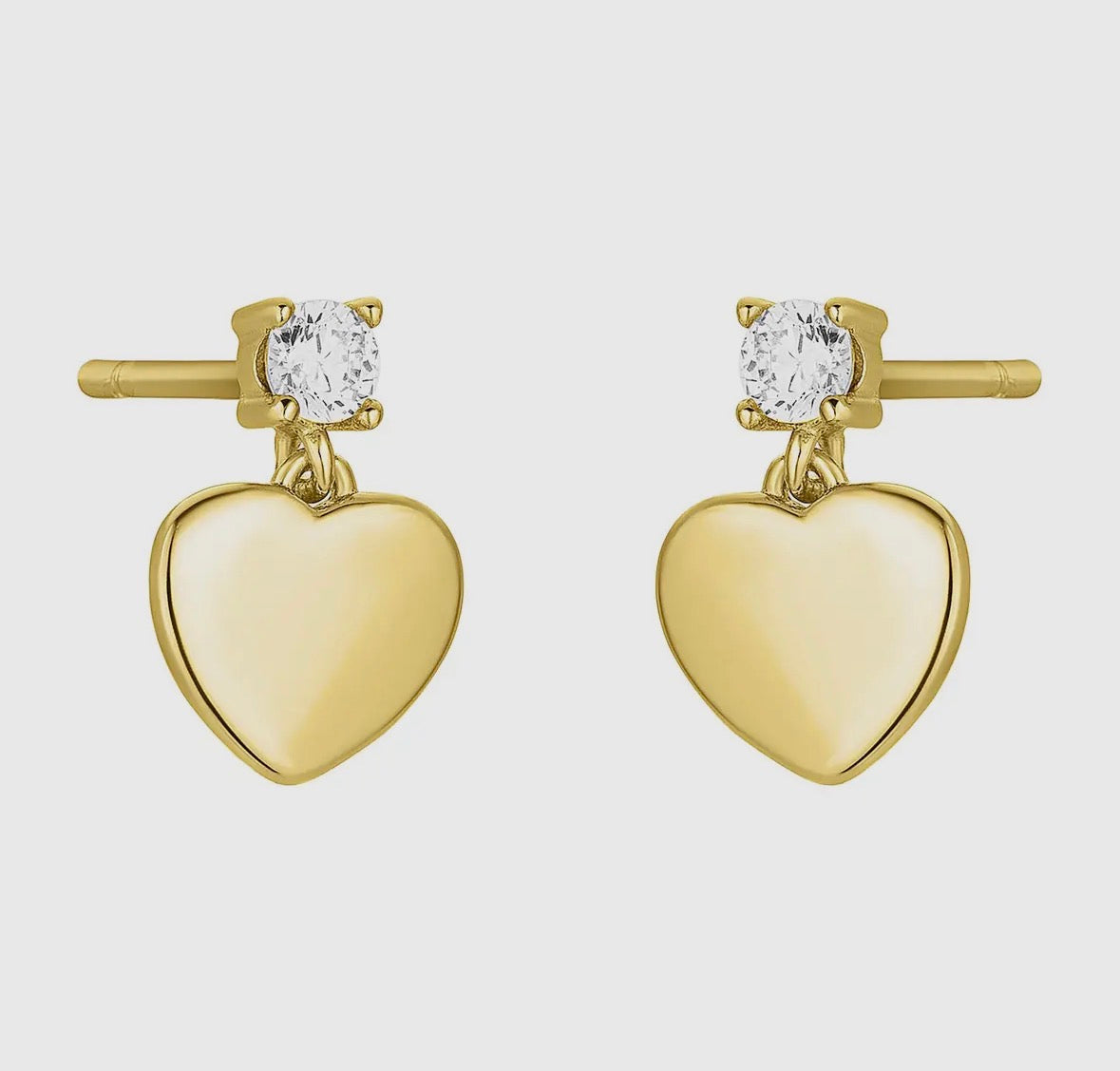 Tatum Heart Studs