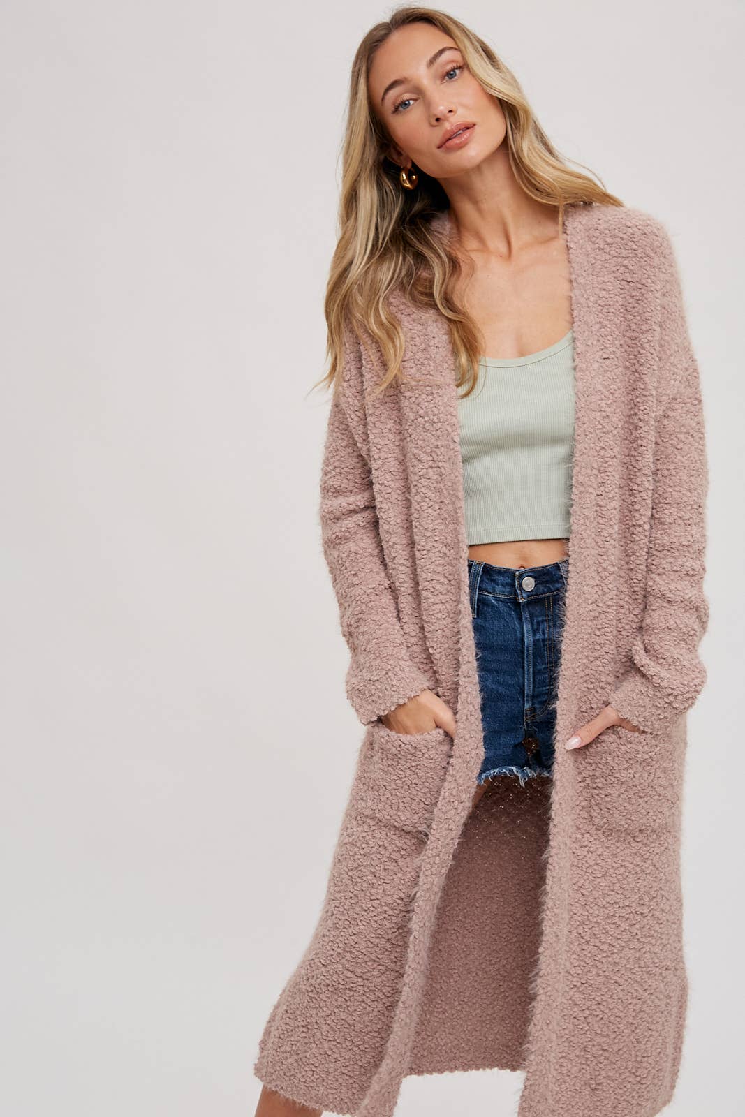 Fozzy Longline Cardigan