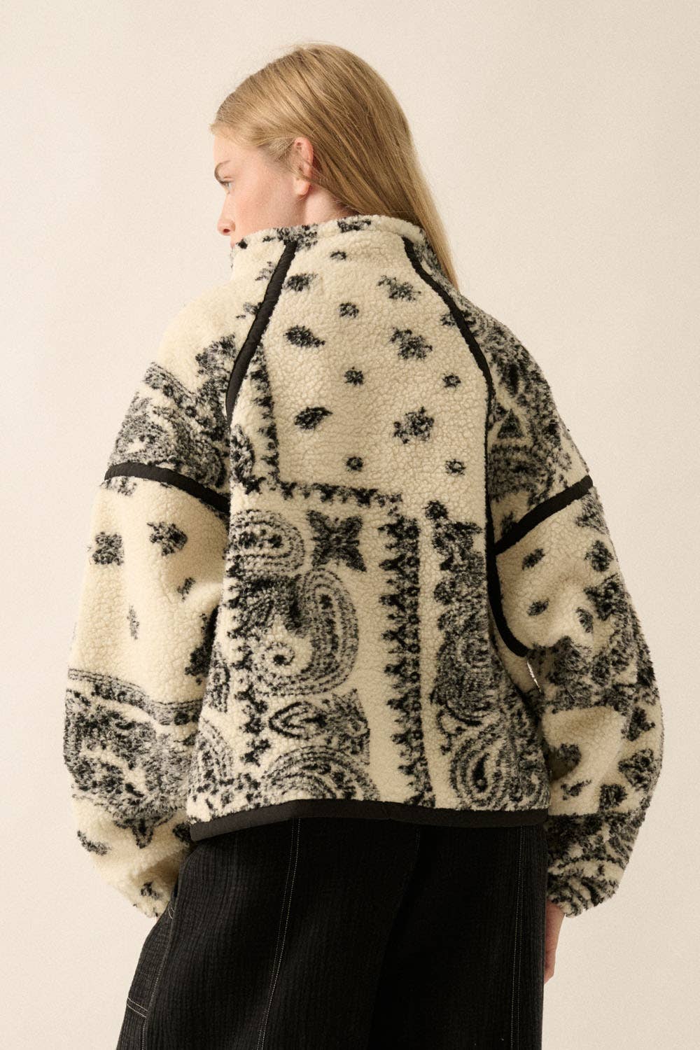 Floral Sherpa Fleece