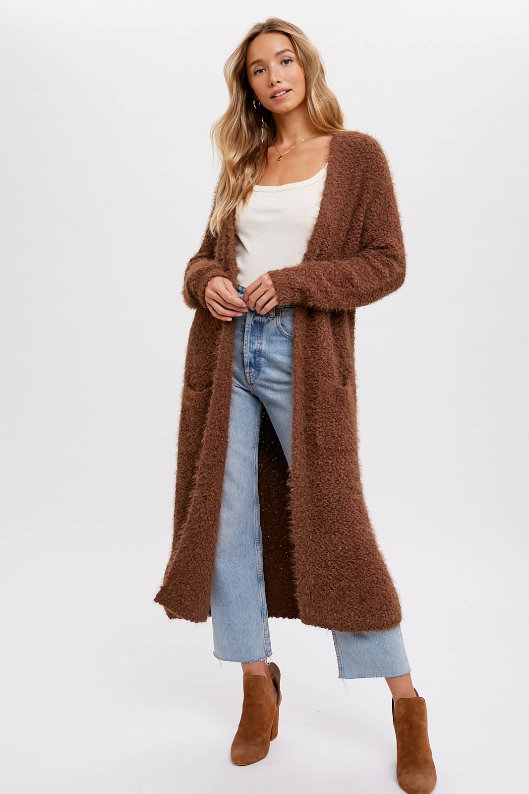 Fozzy Longline Cardigan