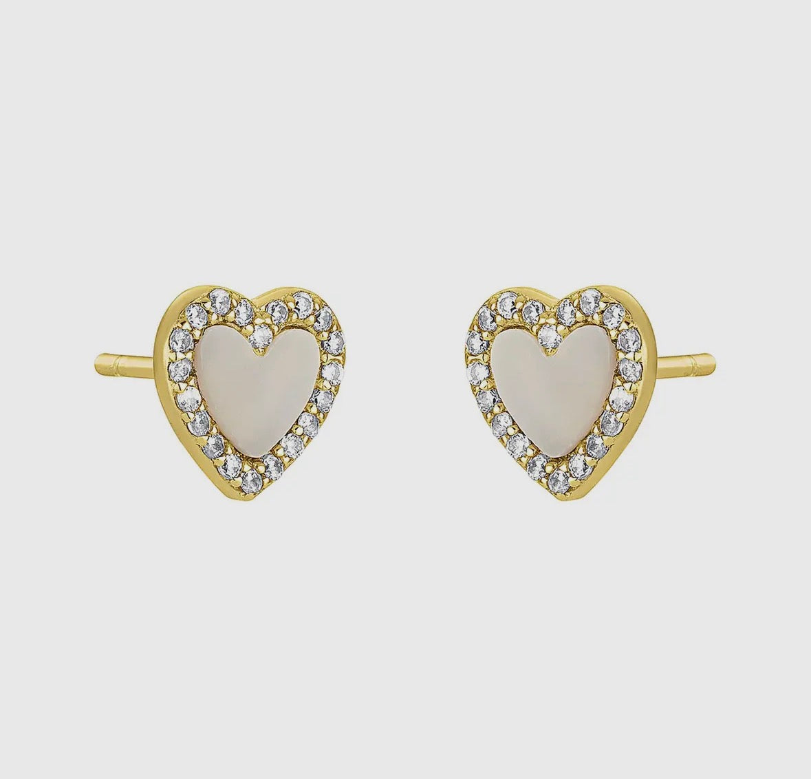 Alana Heart Stud
