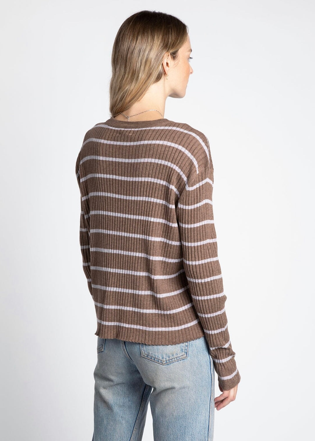 Raleigh Top in Flax Stone Stripe