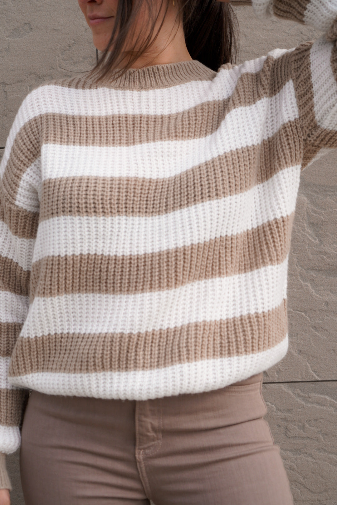 Colby Striped Knit Sweater
