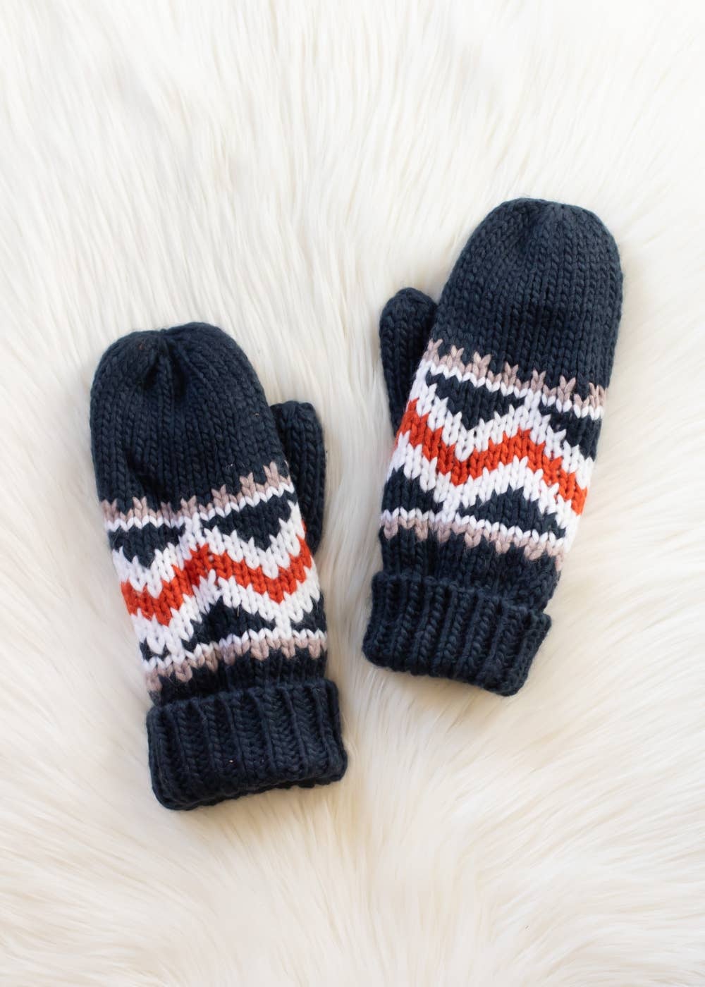 Patterned Mittens