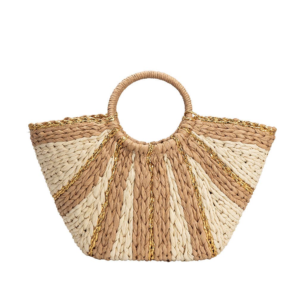 Suzie Natural Large Straw Tote